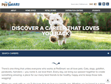 Tablet Screenshot of careers.petsmart.com